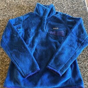 Patagonia Blue Fleece Pullover